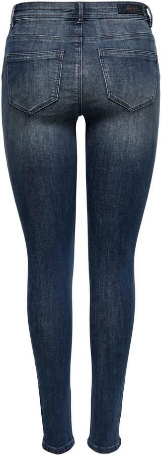 Only Blauwe effen jeans met ritssluiting en knoopsluiting Blue Dames - Foto 6