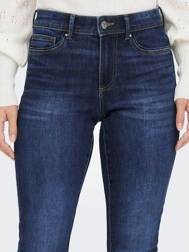 Only Wauw Bj581 Mid Skinny Jeans voor Vrouwen Blue Dames - Foto 6