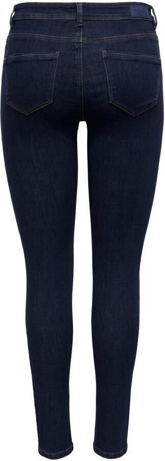 Only Wauw Bj581 Mid Skinny Jeans voor Vrouwen Blue Dames - Foto 4