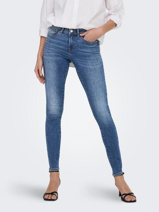 Only Skinny fit jeans ONLWAUW MID SKINNY DNM BJ370 NOOS - Foto 5