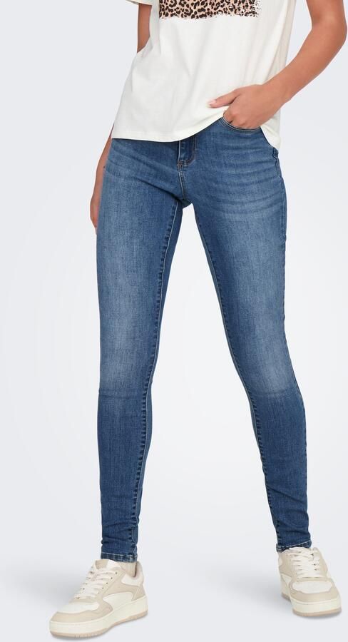Only Skinny fit jeans ONLWAUW MID SKINNY DNM BJ370 NOOS - Foto 12