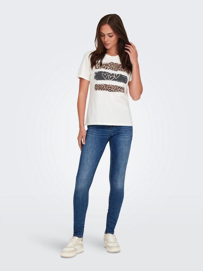 Only Skinny fit jeans ONLWAUW MID SKINNY DNM BJ370 NOOS - Foto 9