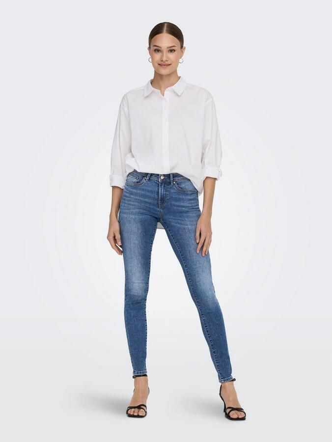 Only Skinny fit jeans ONLWAUW MID SKINNY DNM BJ370 NOOS - Foto 7