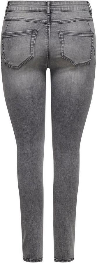 Only Skinny fit jeans ONLWAUW MID WAIST SK LANK COIN PKT DNM X - Foto 5