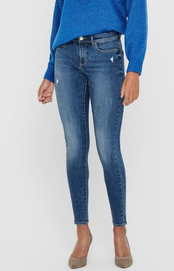 Only Skinny fit jeans ONLWAUW – Skinny-jeans met destroyed-effect en stretch - Foto 9