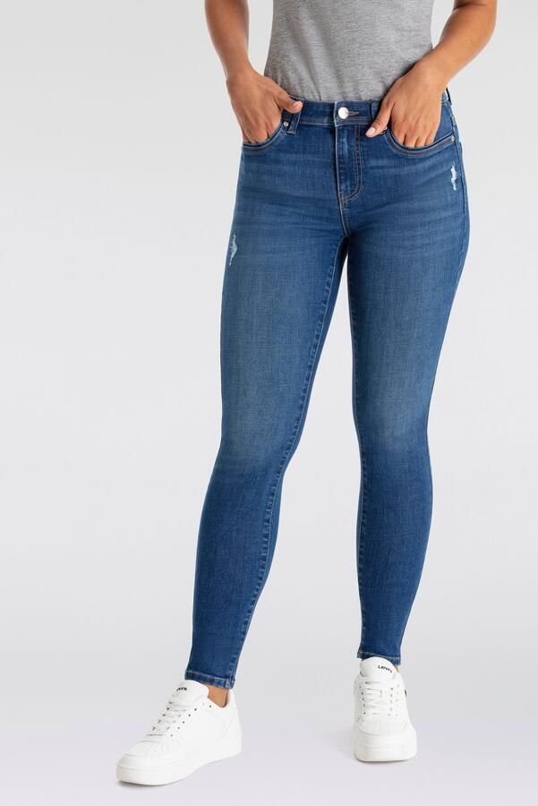 Only Skinny fit jeans ONLWOW – Skinny-jeans met stretch voor slank silhouet modieus denim skinny fit materiaalmix zonder uitsnede - Foto 4