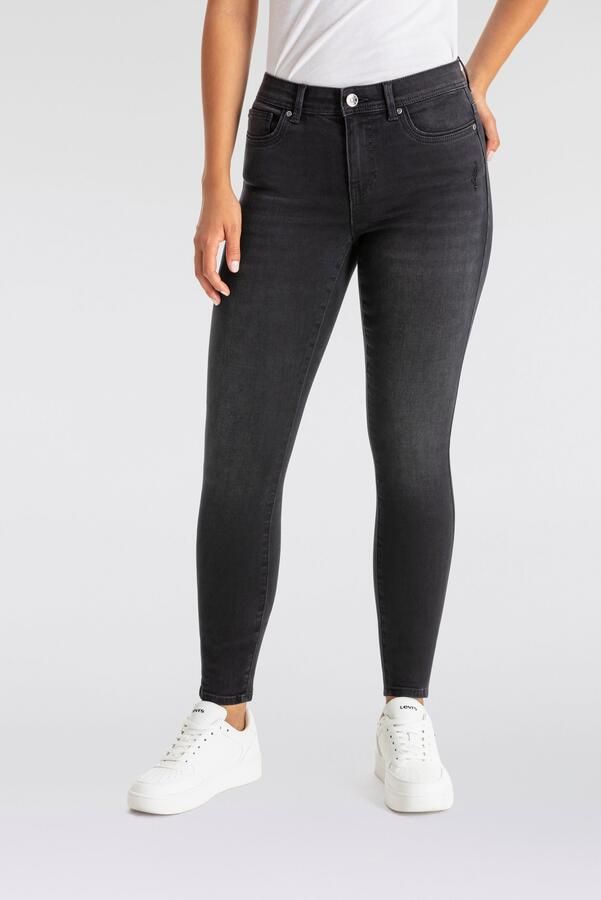 Only Skinny fit jeans ONLWOW – Skinny-jeans met stretch voor slank silhouet modieus denim skinny fit materiaalmix zonder uitsnede - Foto 4