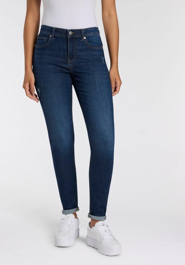 Only Skinny fit jeans ONLWOW – Skinny-jeans met stretch voor slank silhouet modieus denim skinny fit materiaalmix zonder uitsnede - Foto 4