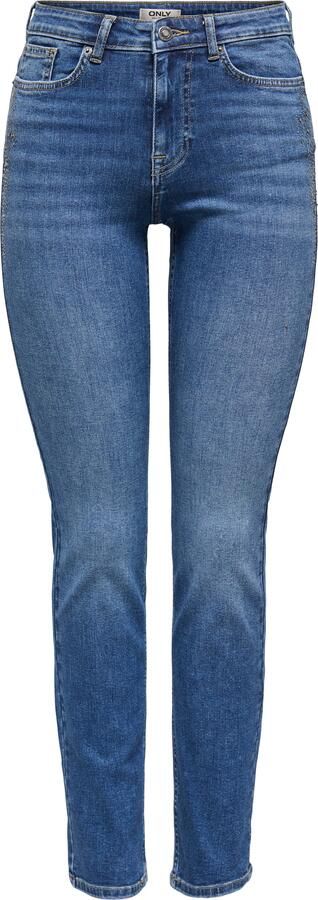 Only Slim fit jeans ONLSUI MID SLIM RHINESTONE DNM TAI