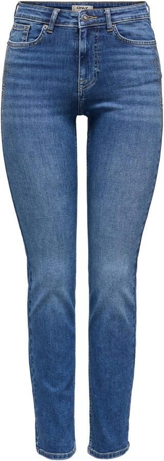 Only Slim fit jeans ONLSUI MID SLIM RHINESTONE DNM TAI - Foto 5
