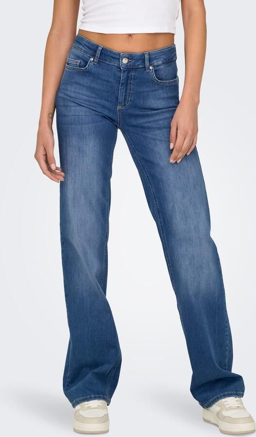 Only Straight jeans ONLBLUSH – Straight fit met klassiek 5-pocket-design straight fit denim jeans katoenmix coinpocket effen - Foto 6