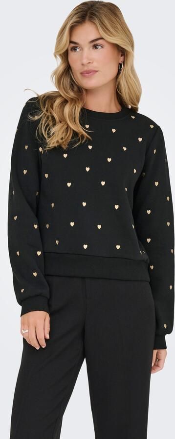 Only Sweatshirt ONLATIKA L S O-NECK GLITTER EMB. BOX SWT - Foto 11