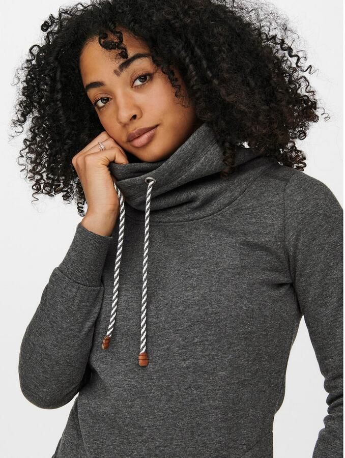 Only Sweatshirt ONLBETTE L S LONG HIGH NECK SWT