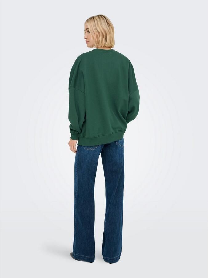 Only Oversized sweatshirt van katoenmix model 'BILA' - Foto 3