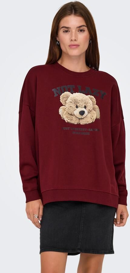 Only Sweatshirt ONLBILA L S BEAR O-NECK SWT - Foto 6