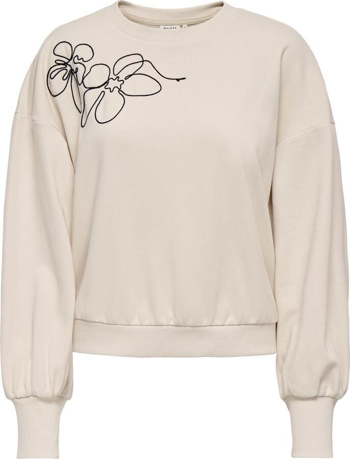 Only Sweatshirt ONLBROOK L S CHEST EMB CS SWT - Foto 2