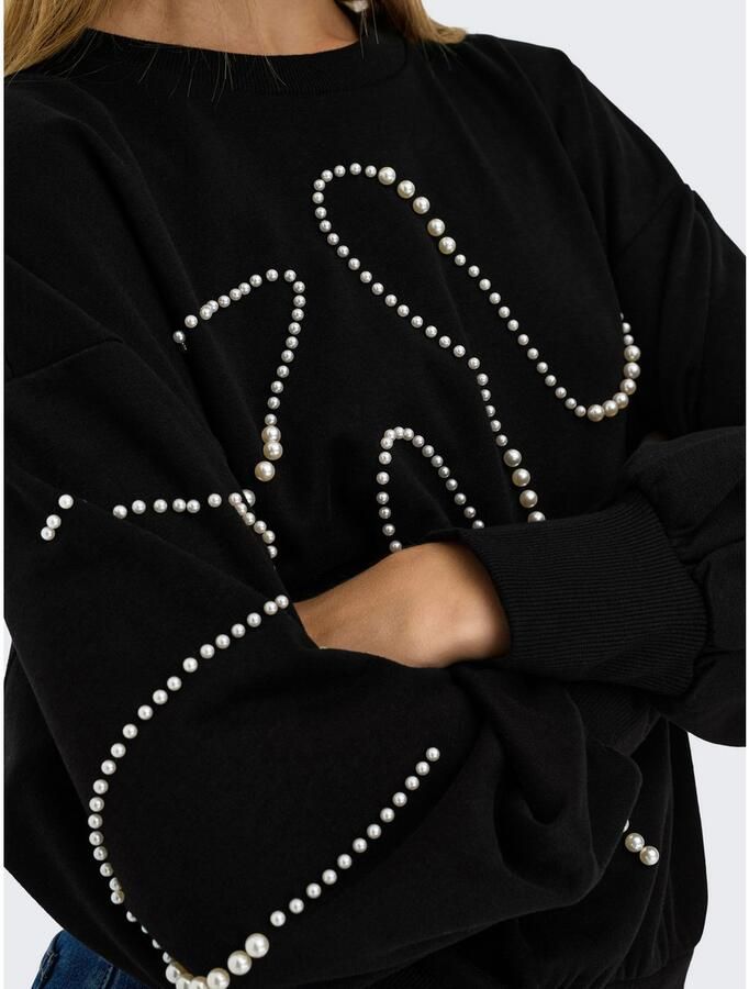 Only Sweatshirt ONLBROOK L S PEARL DETAIL CS SWT - Foto 2