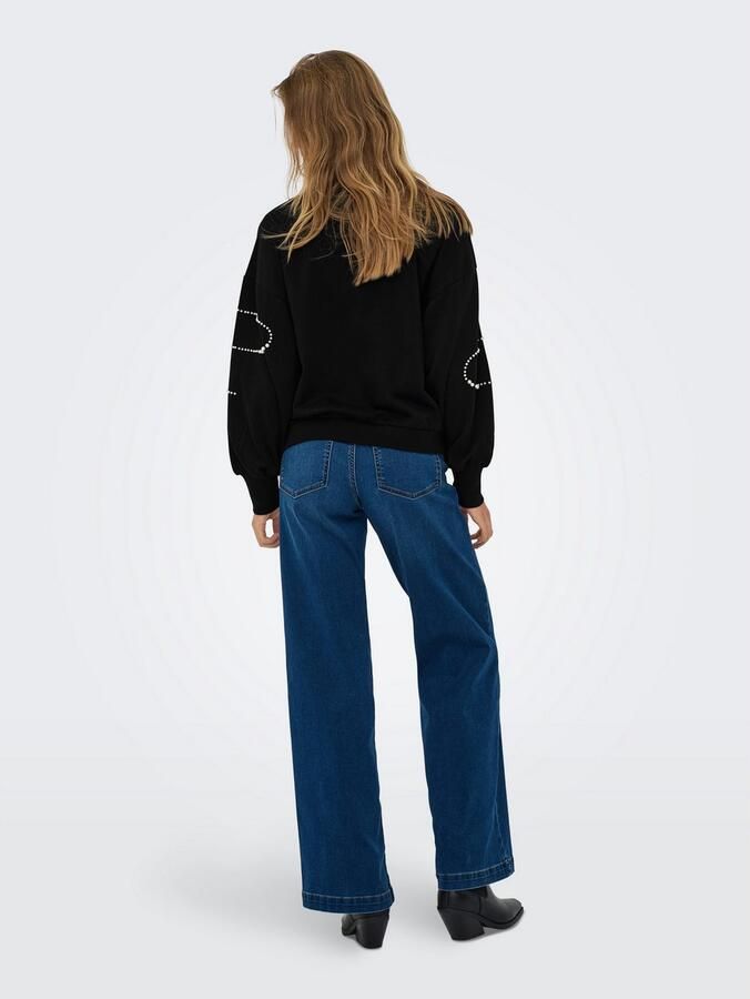 Only Sweatshirt ONLBROOK L S PEARL DETAIL CS SWT - Foto 6