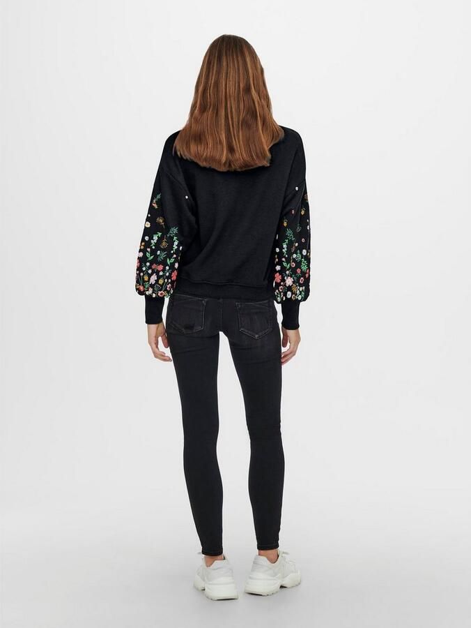 Only Regular fit sweatshirt van katoenmix model 'BROOKE' - Foto 2