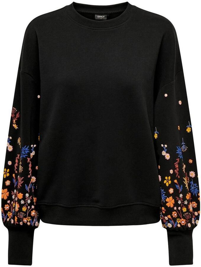 Only Sweatshirt ONLBROOKE L S O-NECK FLOWER SWT - Foto 3