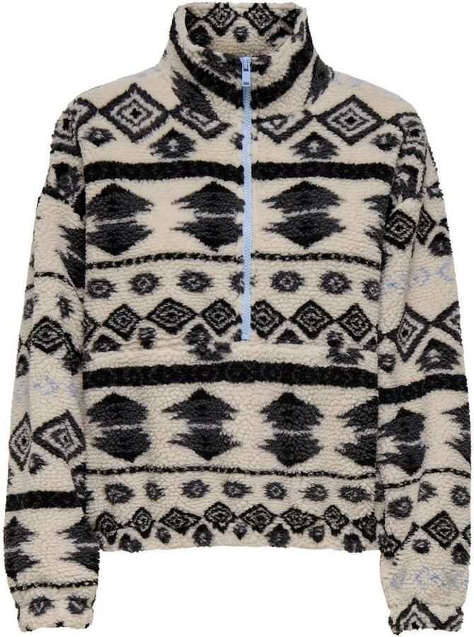 Only Regular fit schipperstrui in teddybontlook model 'JANNE' - Foto 3