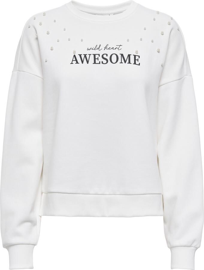 Only Sweatshirt ONLJENNA L S O-NECK EMB. BOX SWT - Foto 2