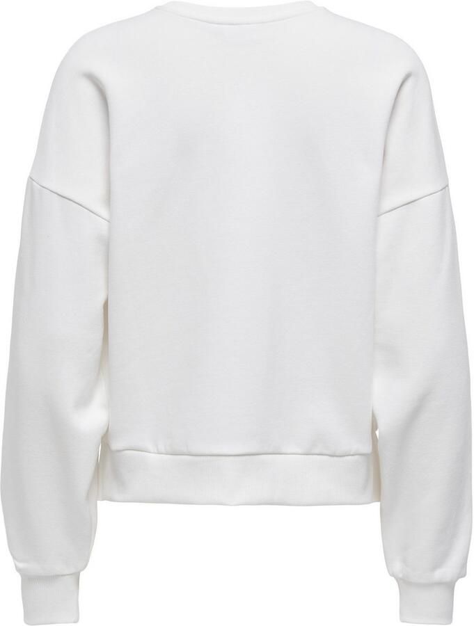 Only Sweatshirt ONLJENNA L S O-NECK EMB. BOX SWT