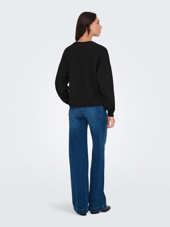 Only Sweatshirt ONLJENNA L S O-NECK EMB. BOX SWT - Foto 4