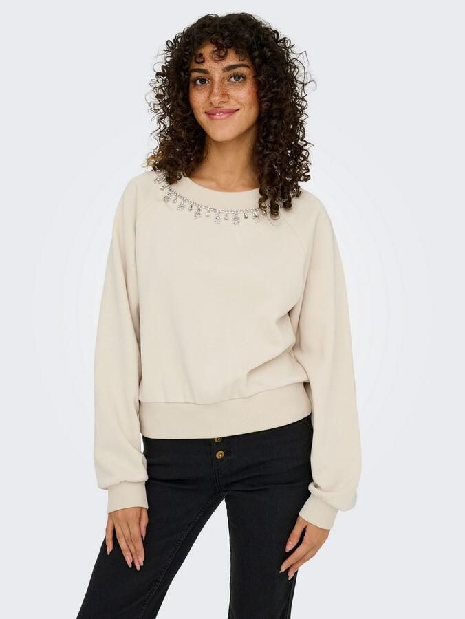 Only Sweatshirt ONLJETT L S O-NECK EMB. BOX SWT - Foto 2