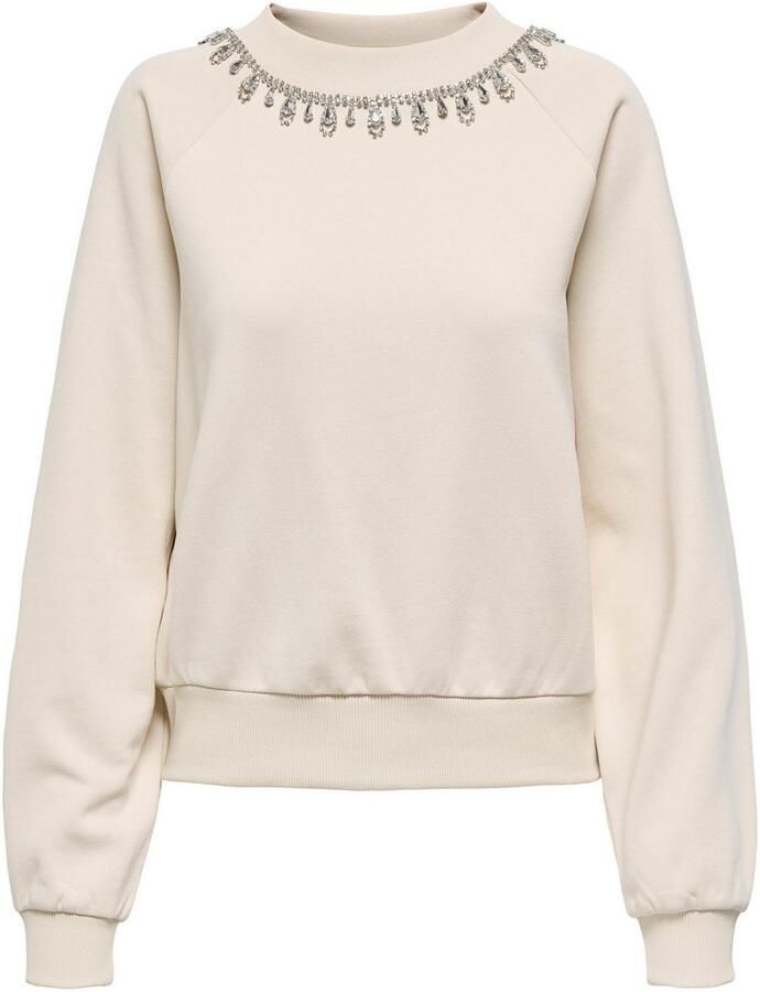 Only Sweatshirt ONLJETT L S O-NECK EMB. BOX SWT