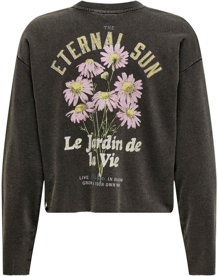 Only Sweatshirt ONLLUCINDA L S FLOWERS O-NECK UB SWT - Foto 2