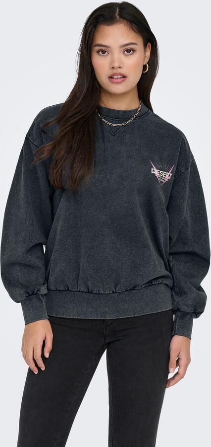 Only Sweatshirt ONLLUCINDA L S WILD O-NECK BOX SWT - Foto 4