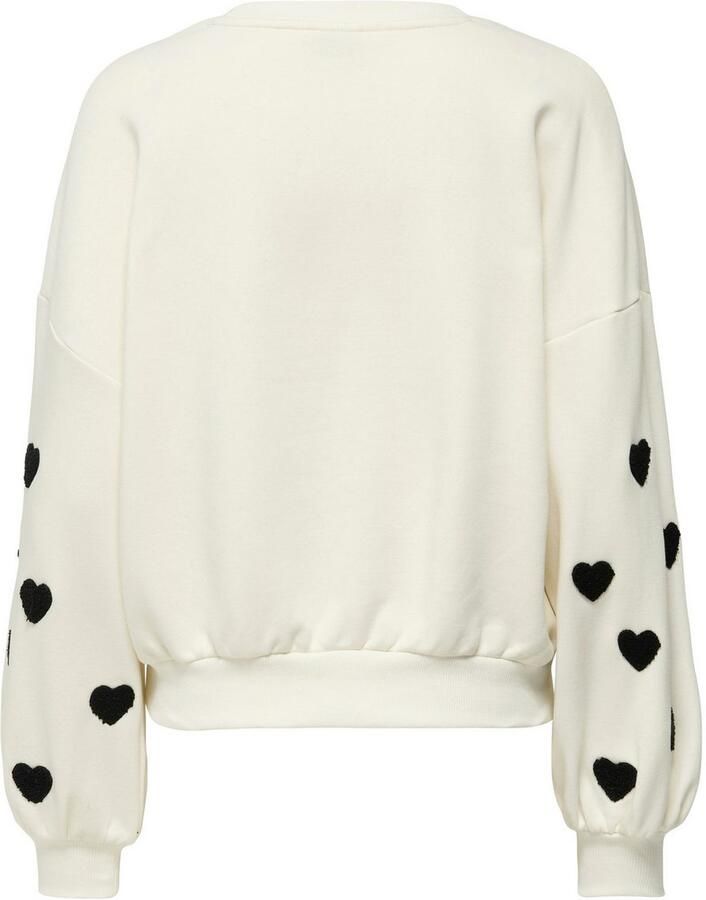 Only Regular fit sweatshirt van katoenmix model 'MACY' - Foto 8