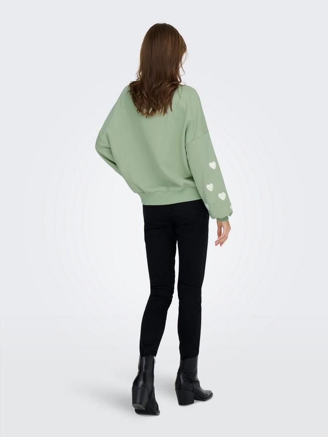 Only Sweatshirt ONLMACY L S O-NECK BOX CC SWT - Foto 4