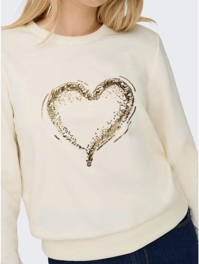 Only Sweatshirt ONLMARCY L S O-NECK BOX UB CC SWT