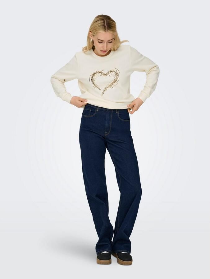 Only Sweatshirt ONLMARCY L S O-NECK BOX UB CC SWT - Foto 3