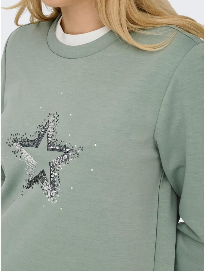 Only Sweatshirt ONLMARCY L S O-NECK BOX UB CC SWT