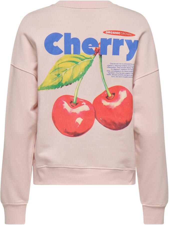 Only Sweatshirt ONLPHILEA L S FRUIT O-NECK UB SWT - Foto 3