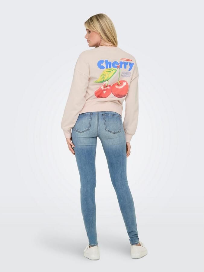 Only Sweatshirt ONLPHILEA L S FRUIT O-NECK UB SWT - Foto 6