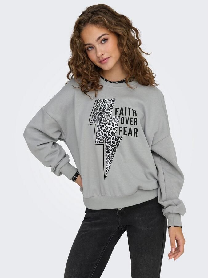 Only Sweatshirt ONLRUNA L S O-NECK BOX CC SWT - Foto 2