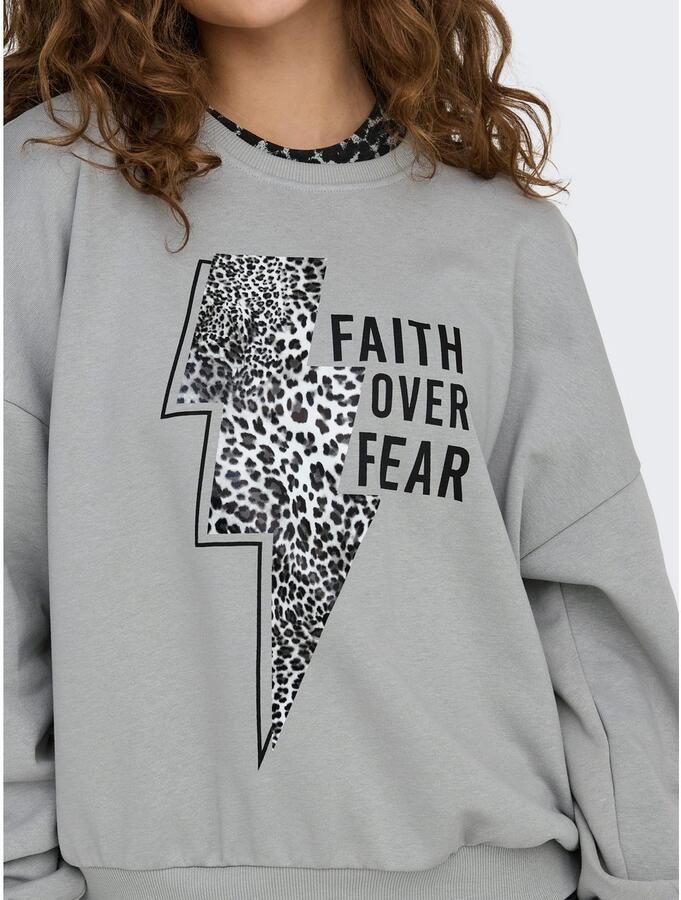 Only Sweatshirt ONLRUNA L S O-NECK BOX CC SWT