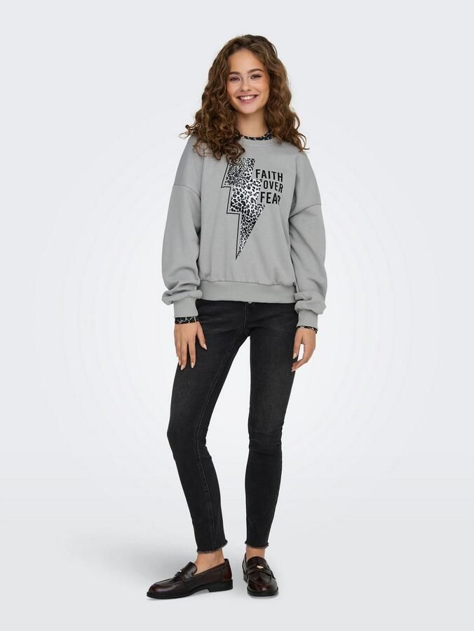 Only Sweatshirt ONLRUNA L S O-NECK BOX CC SWT - Foto 3