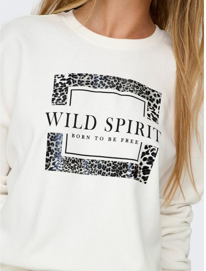 Only Sweatshirt ONLRUNA L S O-NECK BOX CC SWT