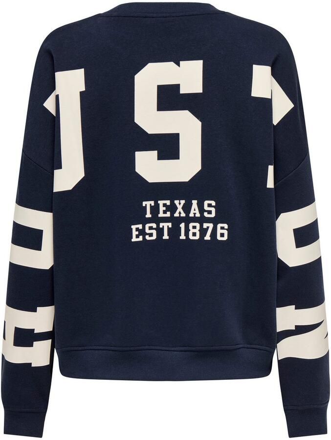 Only Sweatshirt ONLSWEAT L S BACK SLEEVE PRINT SWT NOOS