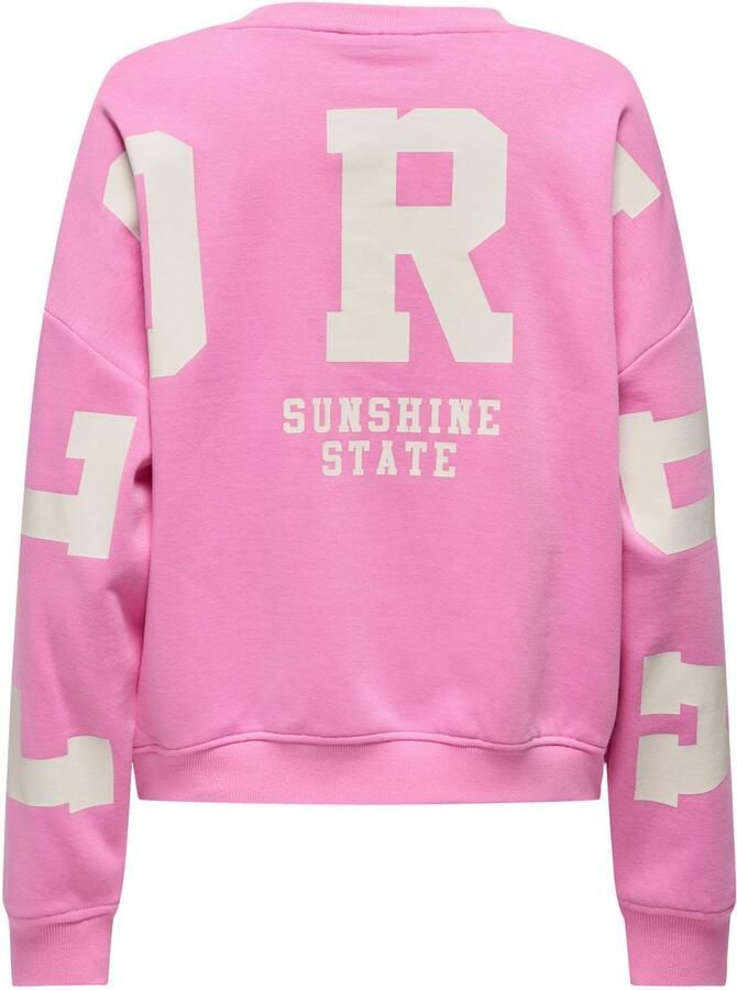 Only Sweatshirt ONLSWEAT L S BACK SLEEVE PRINT SWT NOOS