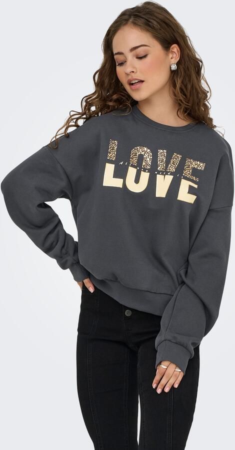 Only Sweatshirt ONLTAMMIE L S LEO PRINT O-NECK SWT - Foto 6