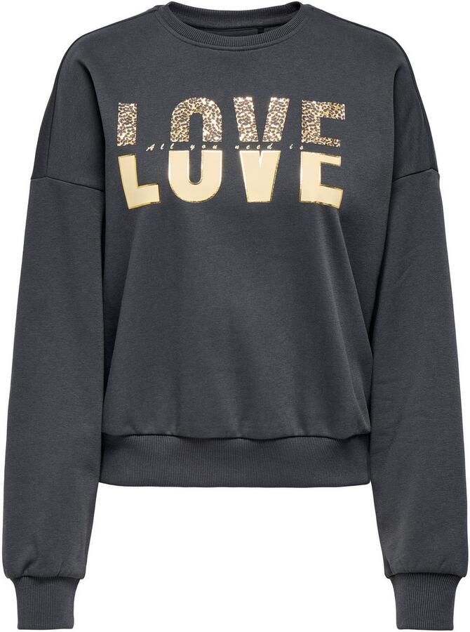 Only Sweatshirt ONLTAMMIE L S LEO PRINT O-NECK SWT - Foto 5