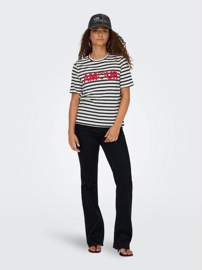 Only T-shirt ONLKIKO LIFE S S O-NECK TERRY TOP CS JRS - Foto 5