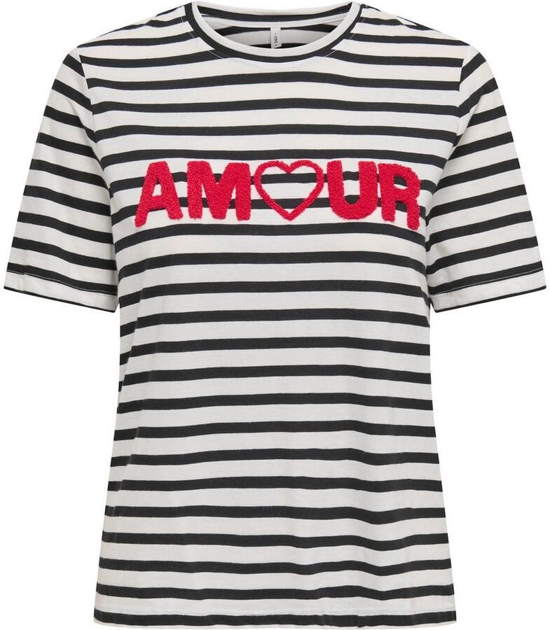 Only T-shirt ONLKIKO LIFE S S O-NECK TERRY TOP CS JRS