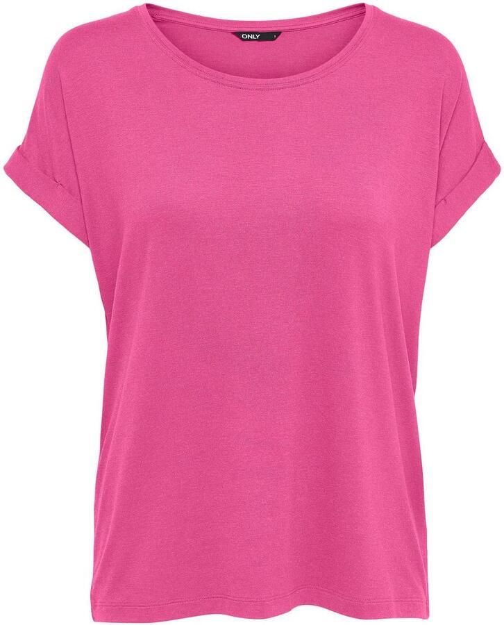 Only T-shirt ONLMOSTER – Shirt met korte mouwen en omslag en klassieke look